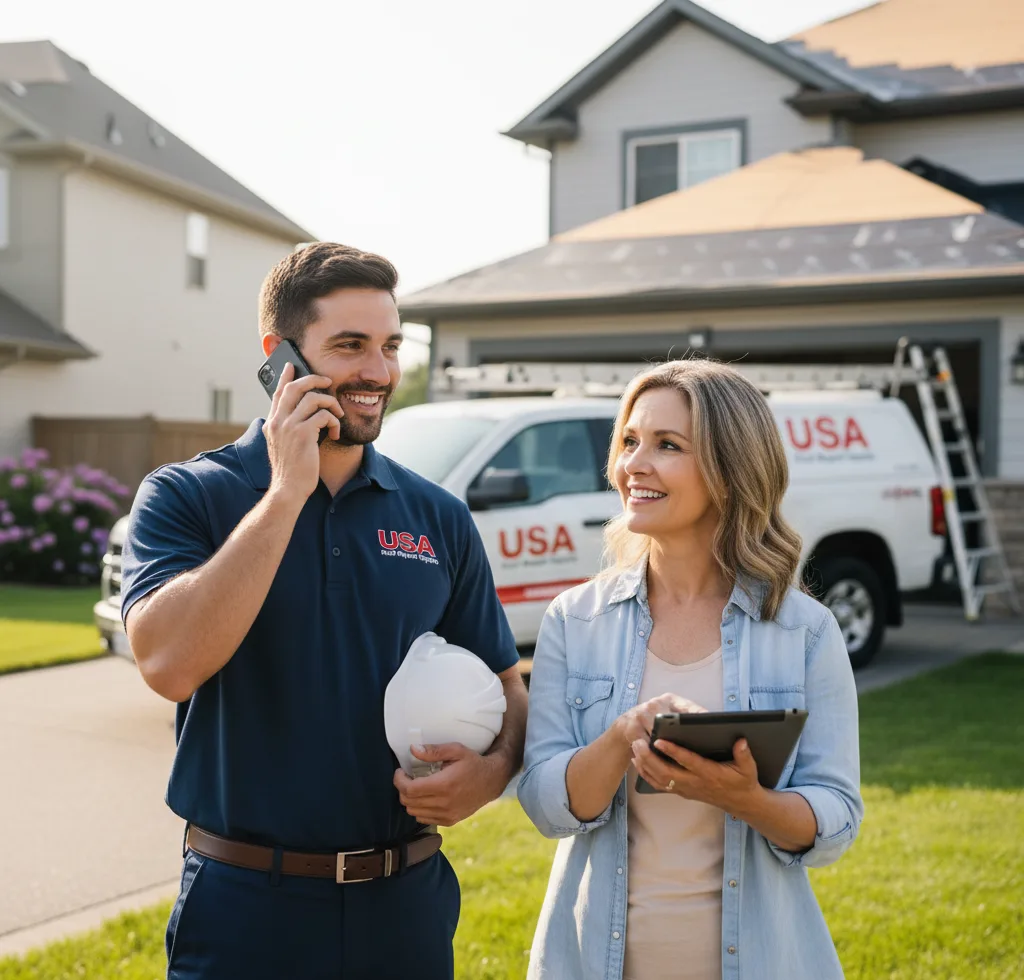 USA Roof Repair Experts customer support in Burt